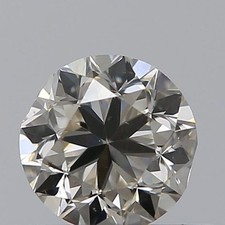 0.40 Ct GIA CERTIFIED 100% Natural Diamond K Faint Brown/SI1 Grade 4 mm Size 504.30 per carat