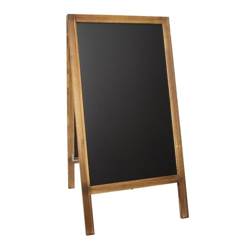 Wooden A-Type Chalkboard Stand Type Menu Double-Sided Chalkboard - Picture 9 of 15