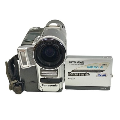 Panasonic NV-GX7 MiniDV Camcorder Silver 10x Optical Zoom Retro