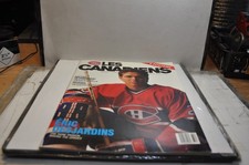 Montreal Canadiens Hockey Magazine program eric desjardins 1990-1991 nhl