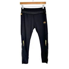 VENUM Womens Compession Tempest 2.0 Leggings Sz Small Black Gold NWT