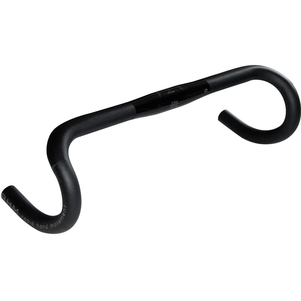 Deda Elementi Manubrio Zero2 DCR RHM-Evo Drop POB (lucido su nero), 40 cm