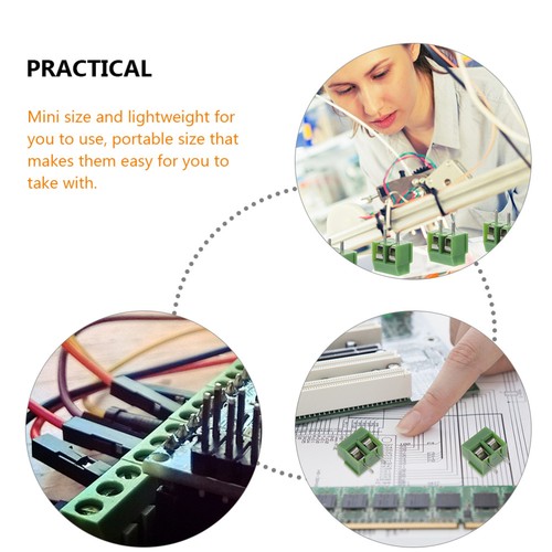 80 Pcs Terminal Plug Connector Kit Screw Terminals Pcb Block Connectors - Bild 5 von 11