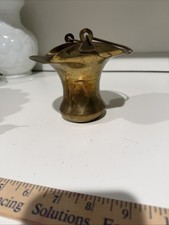 Brass Basket With Handle