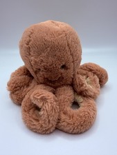 Jellycat Octopus  Baby Storm,  Soft Plush Toy,  Retired, 12cm, Tan / Cream