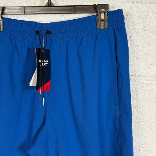 Reebok Men's Regular-Fit Moisture-Wicking 9" Woven Shorts Vector Blue medium - Picture 3 of 6
