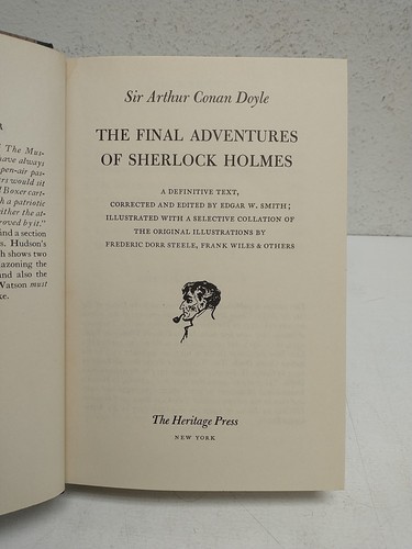 The Later & Final Adventures of Sherlock Holmes Hardcover Set Heritage Press - Foto 6 di 7