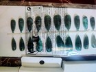 Fake Artificial Gel Press-On Nails 24 Multicolor Glitter Almond Long Full coffin — photo 10