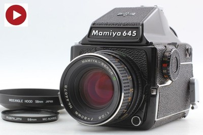 [N NEUWERTIG mit Haube] Mamiya M645 1000S Eye Level Finder + C 80mm f2.8...