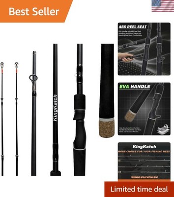 Elegant 7' Spinning Fishing Rod - Dual Tips, Fast Action, Unmatched Sensitivity