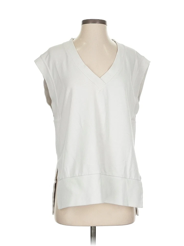 Cárdigan plateado Athleta para mujer S