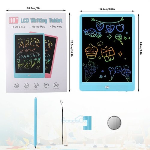 10 Inch LCD Writing Tablet for Kids Colorful Doodle Board Drawing Tablet - Picture 4 of 57