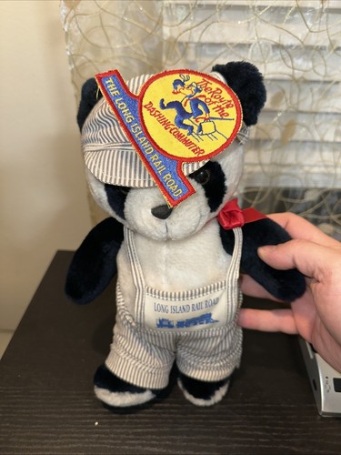Vintage Steven Smith LIRR Long Island Rail Road Dashing Dan Patch Bear Panda - Picture 2 of 8