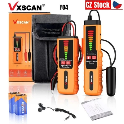 VXSCAN F04 Underground Cable Wire Locator Tracker Lan With Earphone Wire Tester - Bild 1 von 4