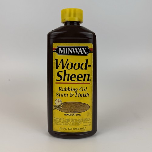 Minwax Woodsheen Rubbing Oil Stain & Finish Windsor Oak 90% full Discontinued