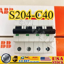 1PCS NEW S204-C40 4P 40A air switch ABB US Free TAX
