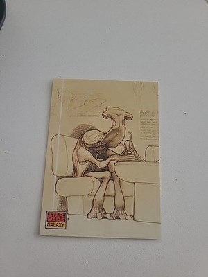 1993 Topps Star Wars Galaxy #18 The Design of Star Wars Hammerhead