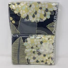 Crate Barrel Marimekko Ritva Blue Floral King Pillow Sham Set Of 2 New