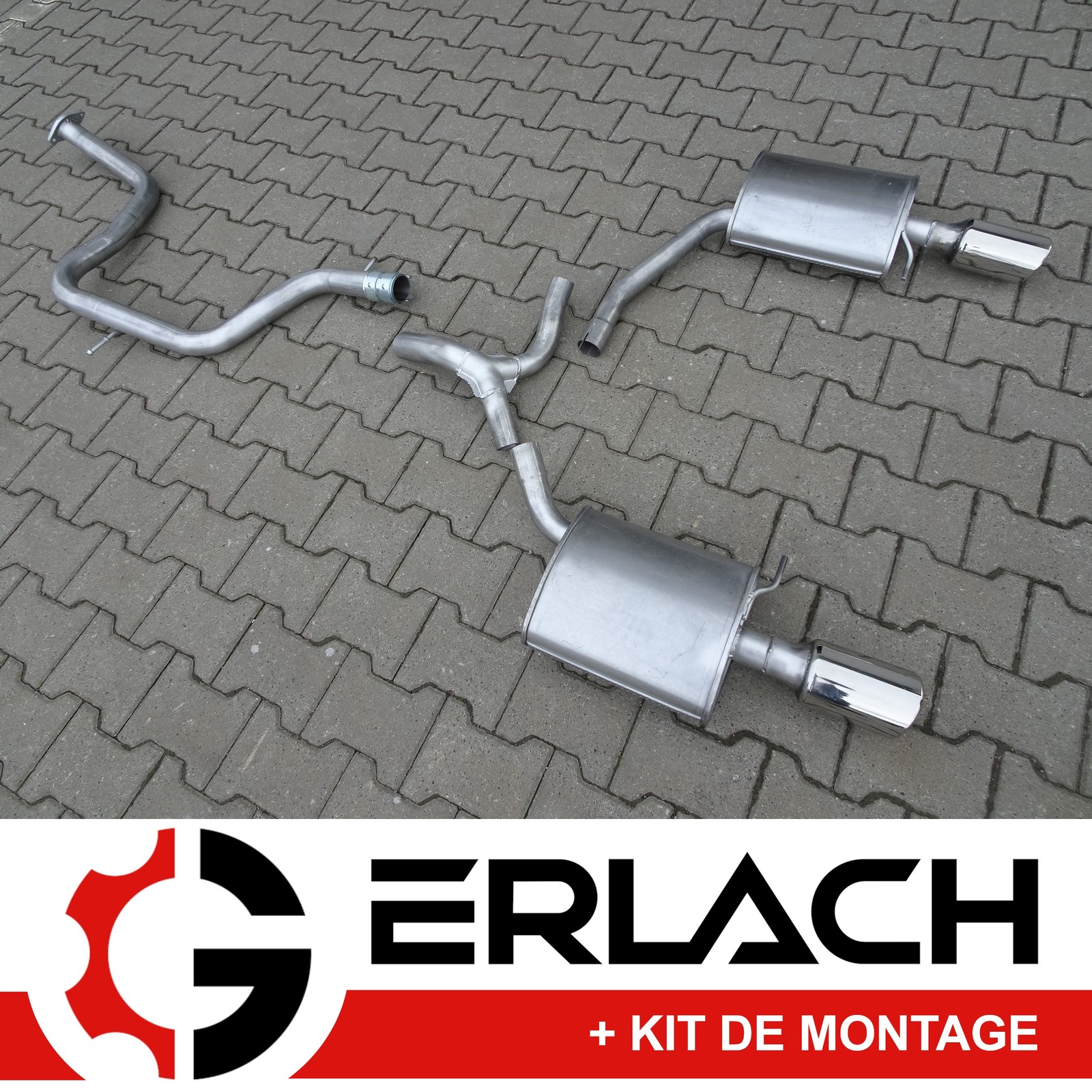 Echappement silencieux Ford Mondeo IV 2.2 TDCi pour controle technique