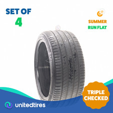 Set Of 4 Used 27540r20 Michelin Latitude Sport 3 Zp 106w - 5-6.532
