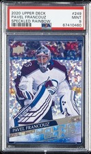 2020 UD SPECKLED RAINBOW #249 PAVEL FRANCOUZ PSA 9