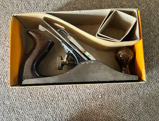 Vintage Stanley Bailey No 4 Carpenters Smoothing Plane with Box
