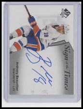 Anthony Beauvillier Sign of the Times 2021-22 SP Authentic SOTT-AB Islanders Aut