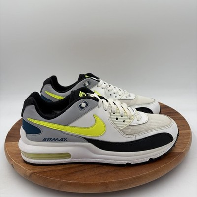 Size 7 Y Nike GS Air Max Wright  white Volt  Running Sneakers Shoes CZ4192-100