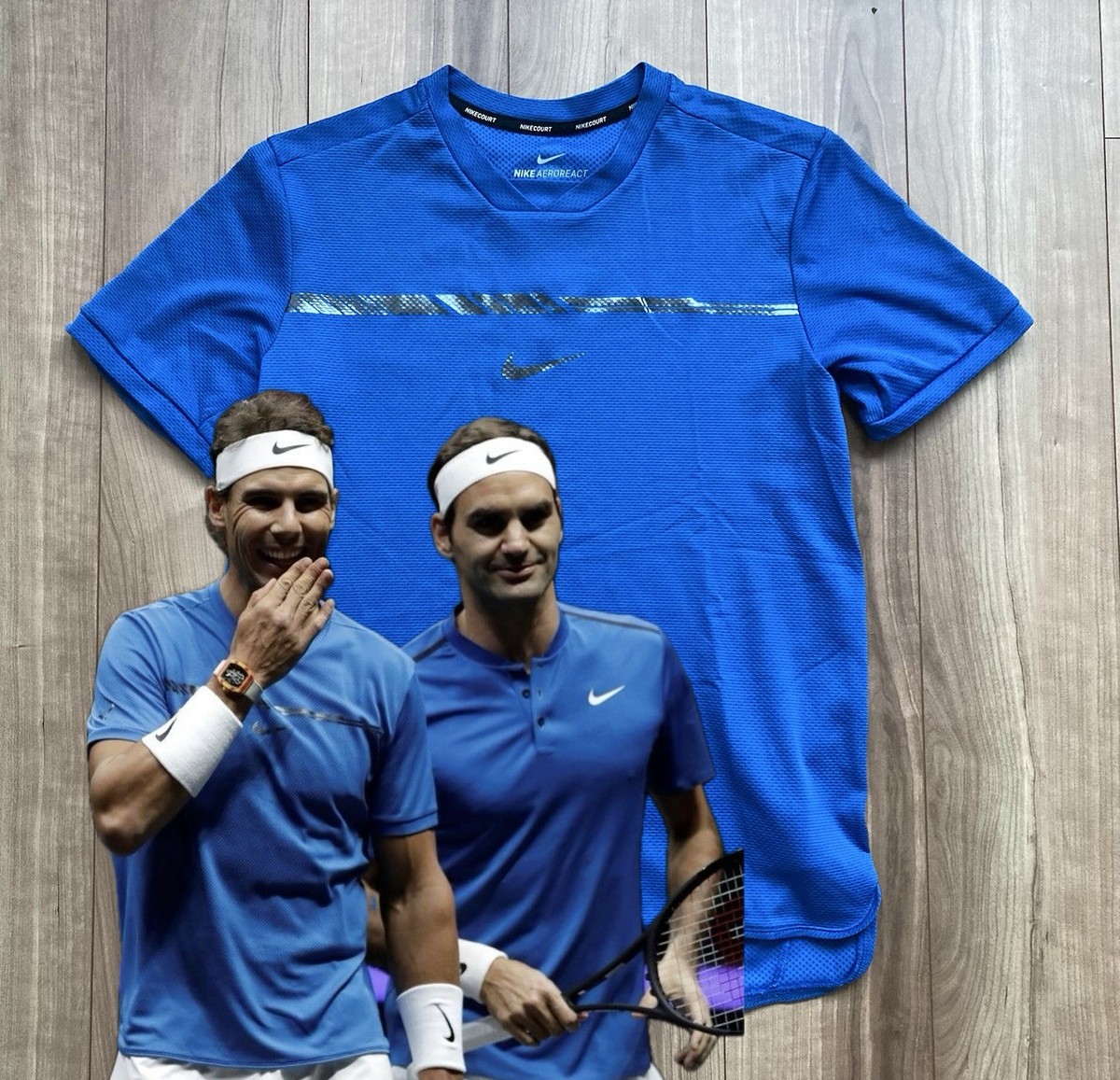 Rafael Nadal Nike 2017 Laver Cup Shirt size:S (JPN M) RAFA