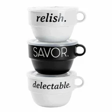 Boston Warehouse Savor 22 Oz Souper Bowl Soup Mug with Lid