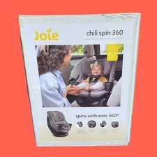 Joie Chili Spin 360 2-in-1 Rotating Convertible Car Seat Shale C2323AASHA900