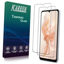 2 Pack Screen Protector for Cricket Icon 6 / AT T Verge Tempered Glass Film,