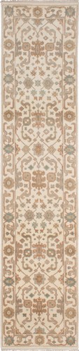 2'7" x 12'0" Vintage Hand-knotted Runner Rug Traditional Oriental Wool Carpet