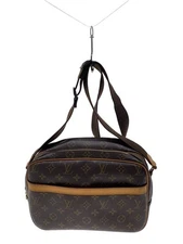 LOUIS VUITTON SHOULDER BAG REPORTER PM_MONOGRAM CANVAS PVC Brown TOTAL Used