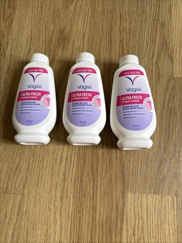 3 X VAGISIL ULTRA FRESH INTIMATE POWDER - 100G - Picture 7 of 7