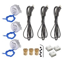 3PCS Synchronous Synchron Motor Turntable Motor Electric Synchron Motor For C...