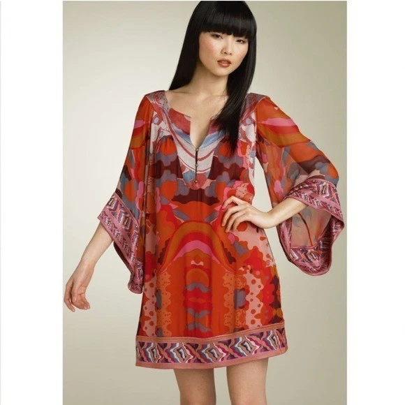 Silk 3/4 Sleeve Geometric Dresses for Women for sale | eBay