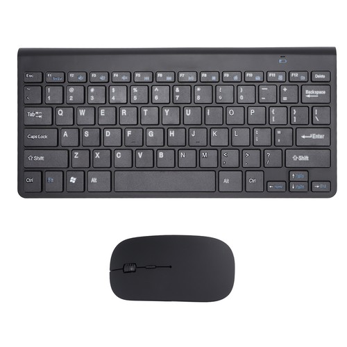 Keyboard Mouse Combo Wireless 2.4G USB Ultraslim Ergonomic Wearproof Keyboard - Picture 22 of 22
