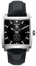 TAG HEUER Monaco WW2110.FC6171 Automatic Calibre 6 Men's Black Leather Watch