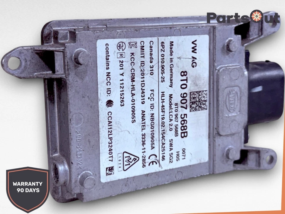 Sensor radar punto ciego asistente carril trasero izquierdo audi s5 8t0907568b fabricante de equipos originales Foto 2 de 4