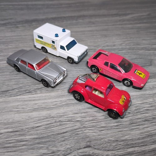 Matchbox Vintage Official Collector Case 24 mit 16 Autos Fahrzeugen 1980 und Tabletts - Bild 4 von 16