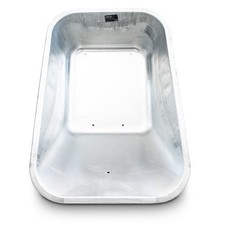 Wanne Ersatz Mulde für Schiebkarre MS-16182/18783 100L Metall Verzinkt Bituxx
