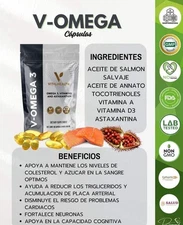 VITAL HEALTH V-OMEGA 3 With D3 Astaxantina  And E Vitamins
