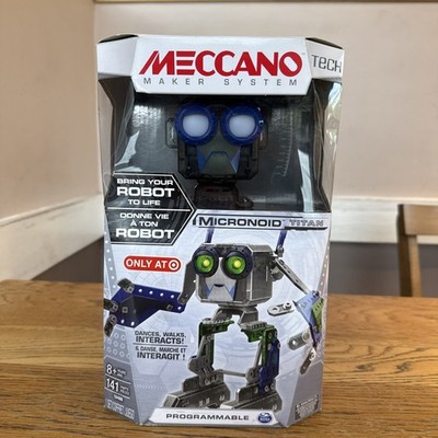 Meccano Tech Maker System Micronoid TITAN Programmable Robot Builder Kit 16406