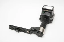 Sunpak Auto 544 Handle mount electronic flash, clean, tested, w/Bracket+Sync cor