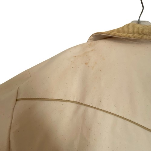 Saddlesmith Outfitters Duster Ranch Coat XL Cream Canvas Snaps Cowboy Vintage - Picture 11 of 14