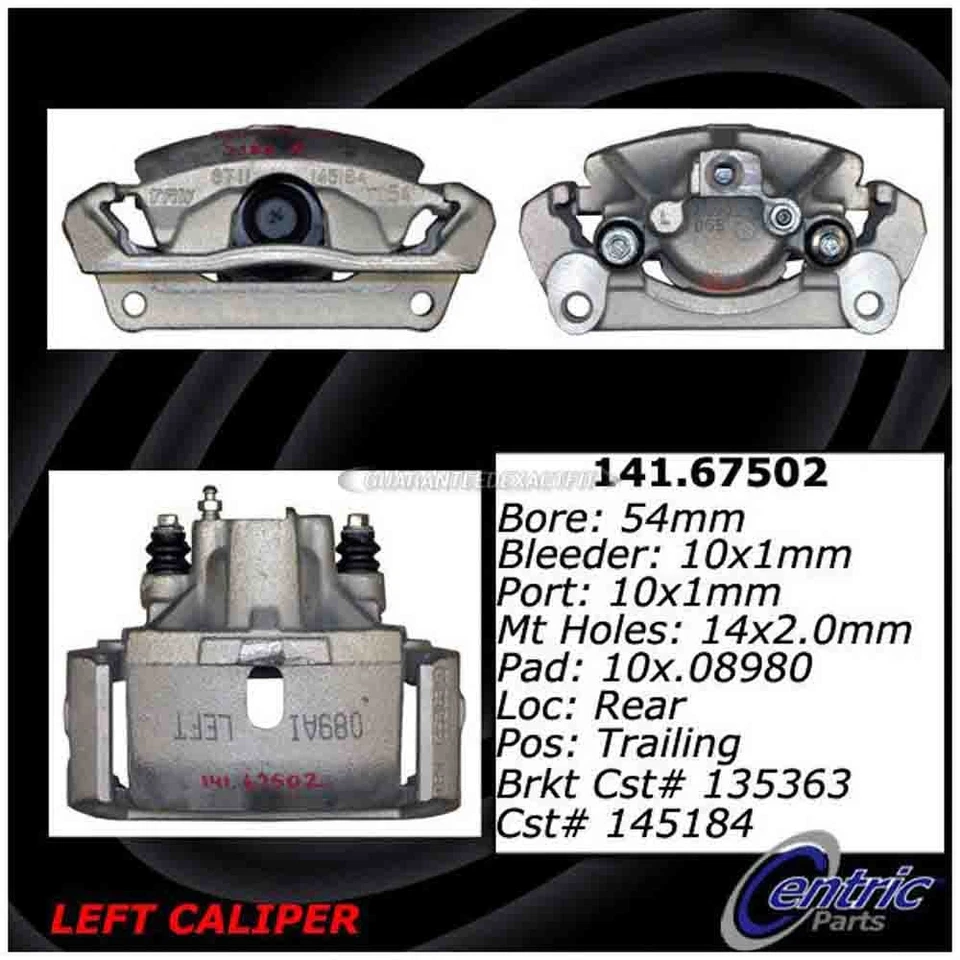 Центричный задний левый тормозной суппорт для Chrysler Aspen & Dodge Ram Durango TCP - Изображение 3 из 4