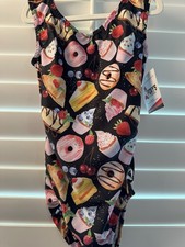 NWT Foxy s leotard GYMNASTICS DANCE BALLET size AXS adult extra small Desserts