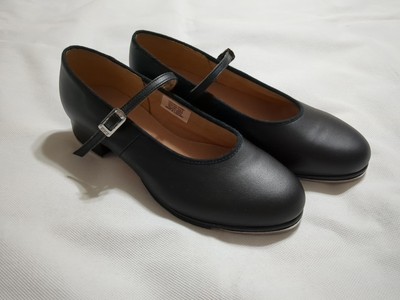 BLOCH Women's Tap Dance Shoes Ladies Showtapper Black /Tan Size 7.5 Slip-on NEW