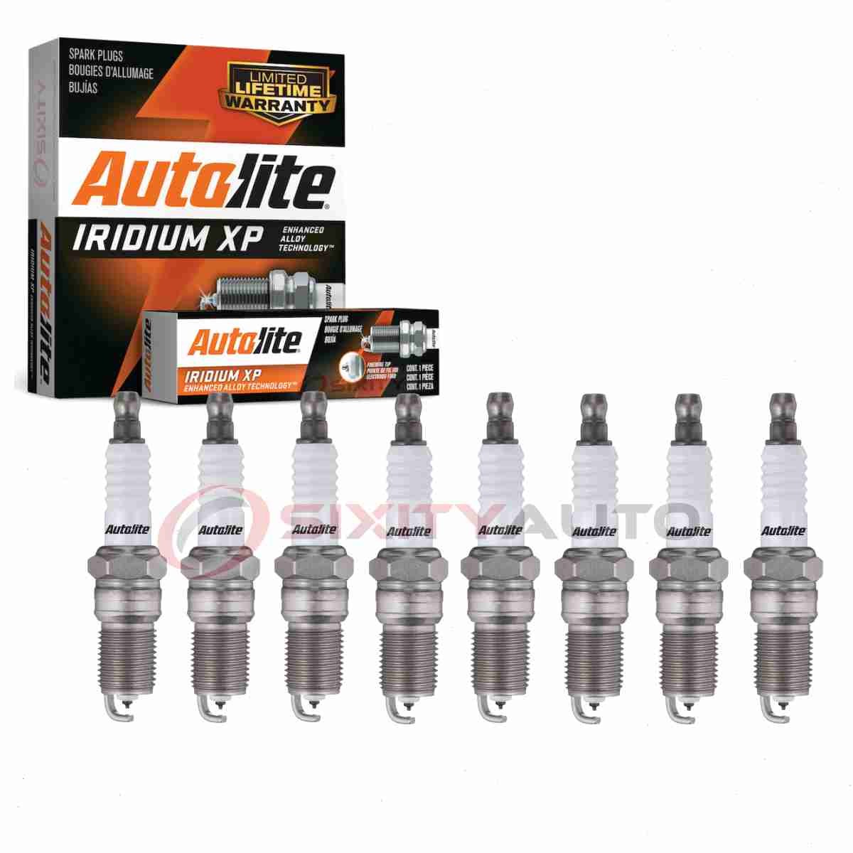 8 pc Autolite Iridium XP Spark Plugs for 2003-2005 Ford E-350 Club Wagon lz